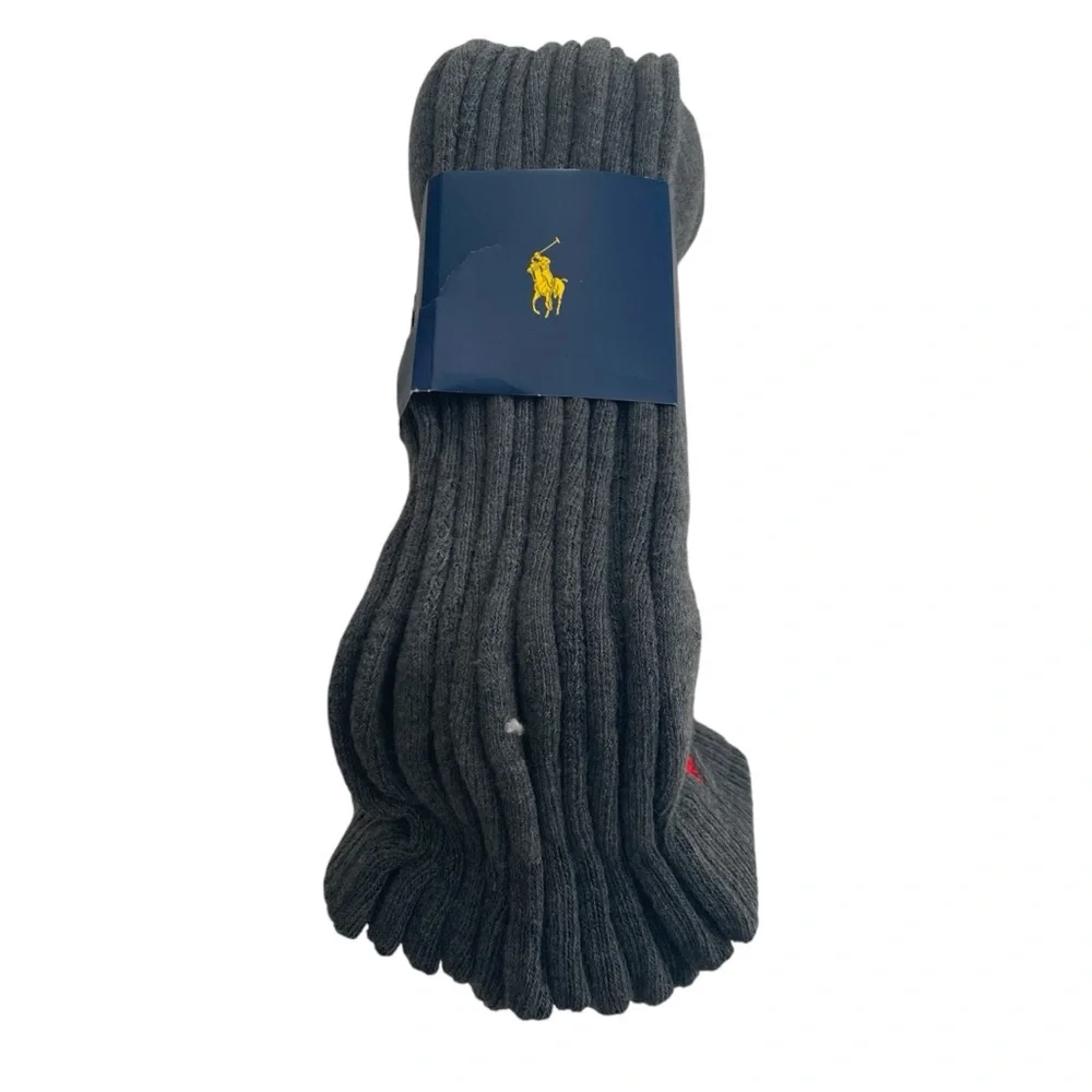 NEW! Polo Ralph Lauren Men’s 6 Pairs Classic Sport Half Cushioned Sole Socks